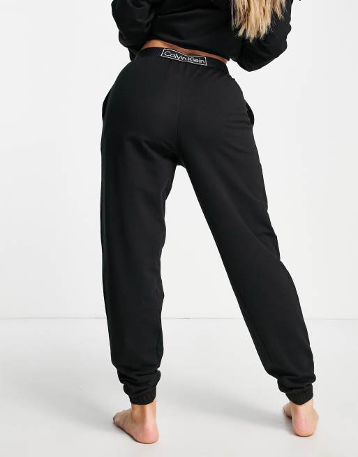 Calvin klein black joggers womens store