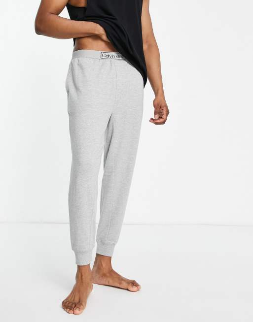 Calvin klein grey womens joggers hot sale