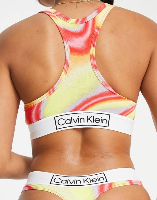 Calvin Klein Fuller Bust – Modern – Czarna bawełniana braletka z lekkim  wypełnieniem