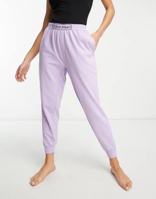 Calvin Klein - Reimagined - Schlaf-Jogginghose in Eisenkraut-Flieder-Lila