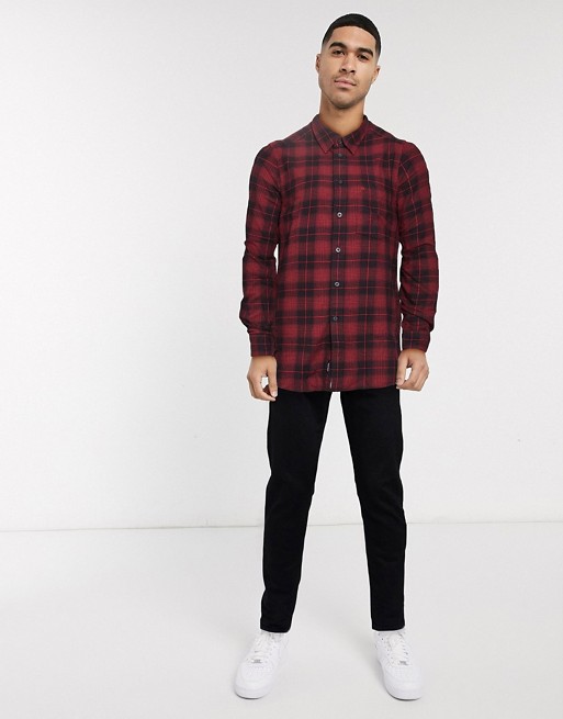 Calvin Klein relaxed fit ombre check shirt