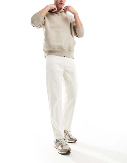 Calvin Klein relaxed straight jeans in light wash, 2 of 5