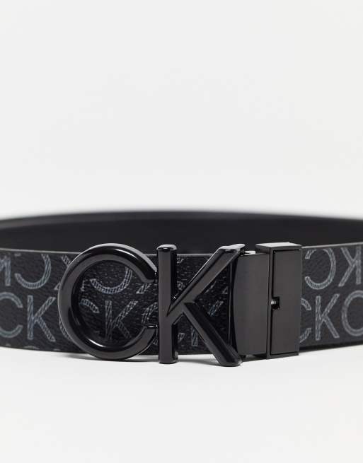 Calvin klein reversible monogram belt new arrivals