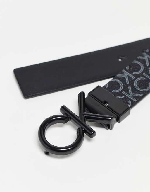 Calvin Klein reversible 35mm | belt in monogram ASOS black