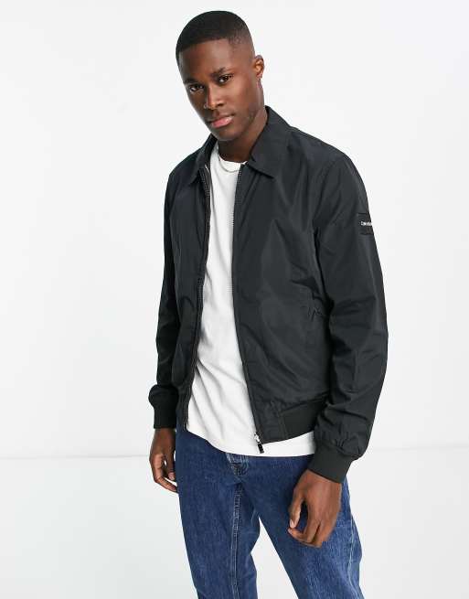 Distributie verticaal troosten Calvin Klein reversible bomber jacket in black | ASOS