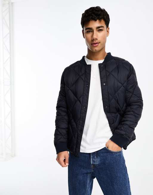 Calvin Klein Men's Reversible Quilted Jacket - Black - Size S