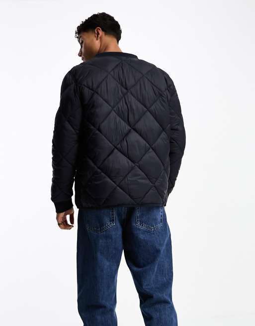 Calvin Klein Men's Reversible Quilted Jacket - Black - Size S