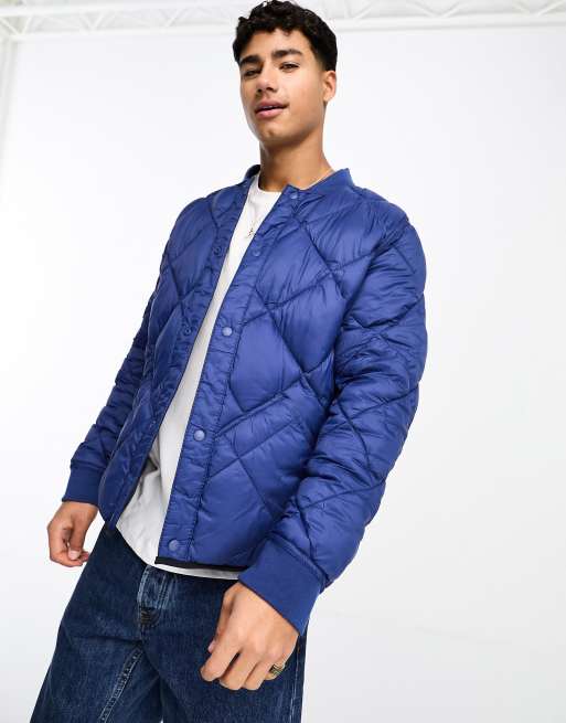 Reversible Double Face Safari Jacket - Luxury Blue