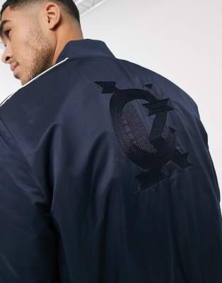 calvin klein satin bomber jacket