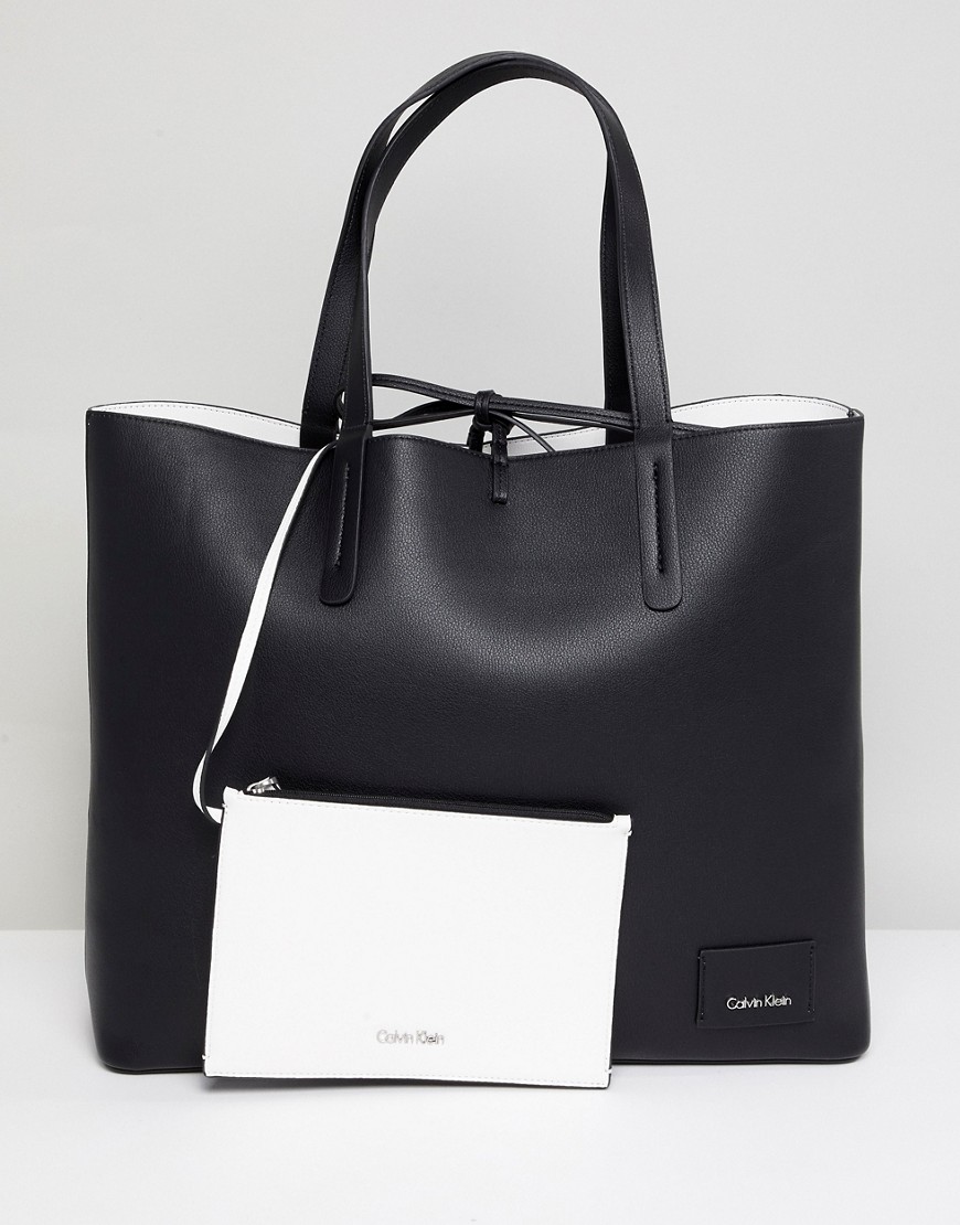 Calvin Klein reversible shopper-Black