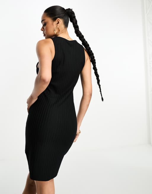 calvin klein black dress with zipper Alexis Plus Size Fit and Flare Cocktail Midi Dress Hello Curve