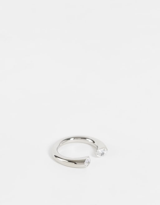 Calvin klein silver clearance ring