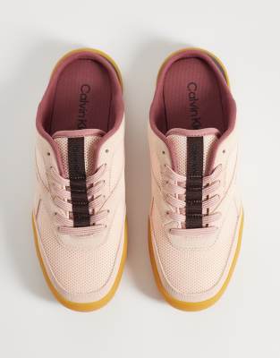 Calvin Klein Runner Mesh Mule In Multi