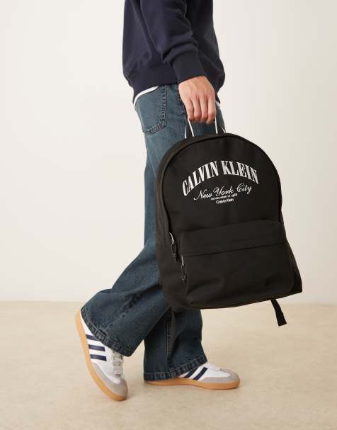 Calvin Klein - Sac à dos avec motif - Noir - view 1