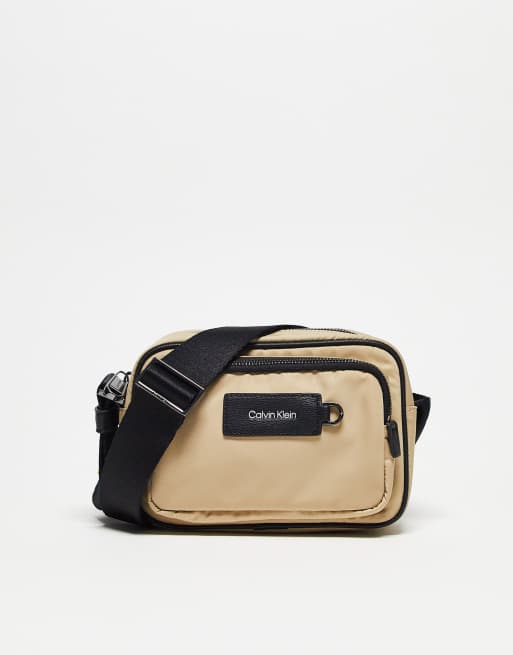 sac à main calvin klein beige