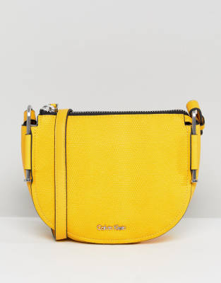 yellow calvin klein purse