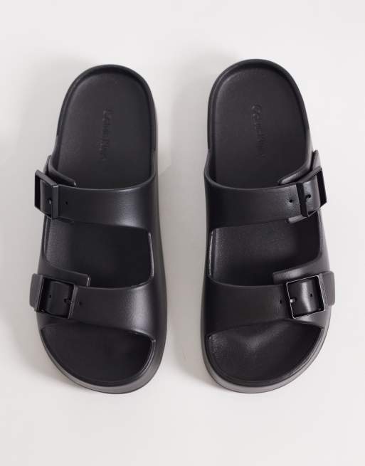 Calvin Klein - Sandales à deux brides - Noir, 2 de 4