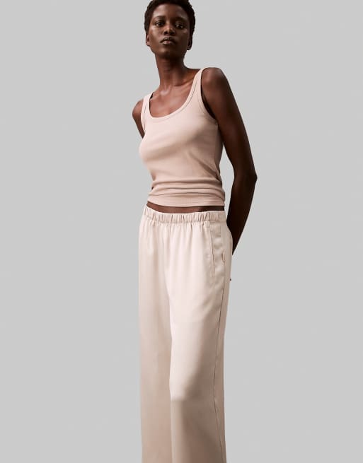 Calvin klein satin pyjamas sale