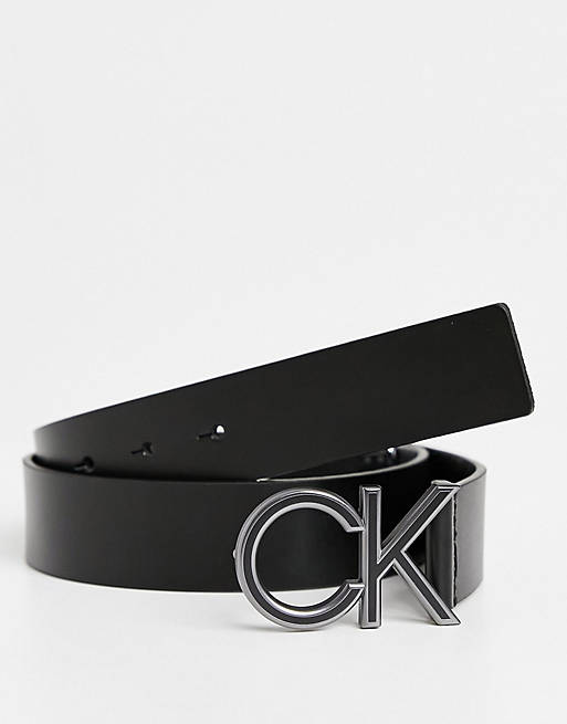 Calvin Klein – Schwarzer Gürtel mit CK-Logo, 35mm | ASOS