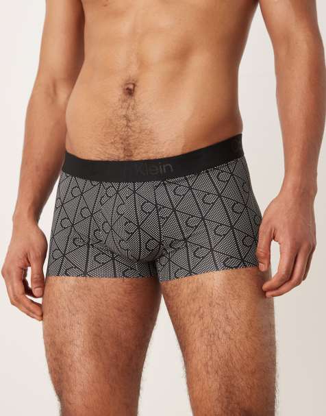 Calvin Klein - Sculpt - Boxershort met lage taille en embleemprint in zwart - view 1