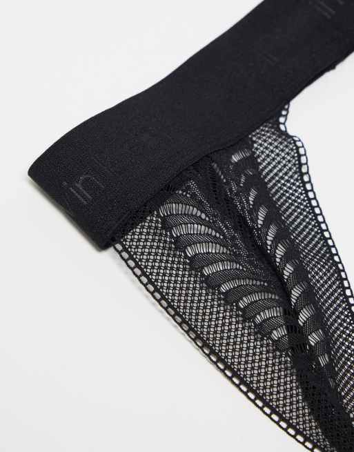 Calvin Klein Sculpt jock strap in black lace, 4 of 4