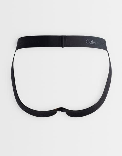 Calvin Klein - Sculpt - Kanten jockstrap in zwart