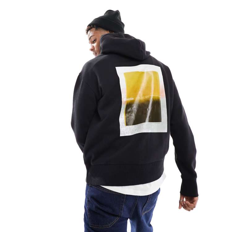 Calvin klein discount graphic hoodie