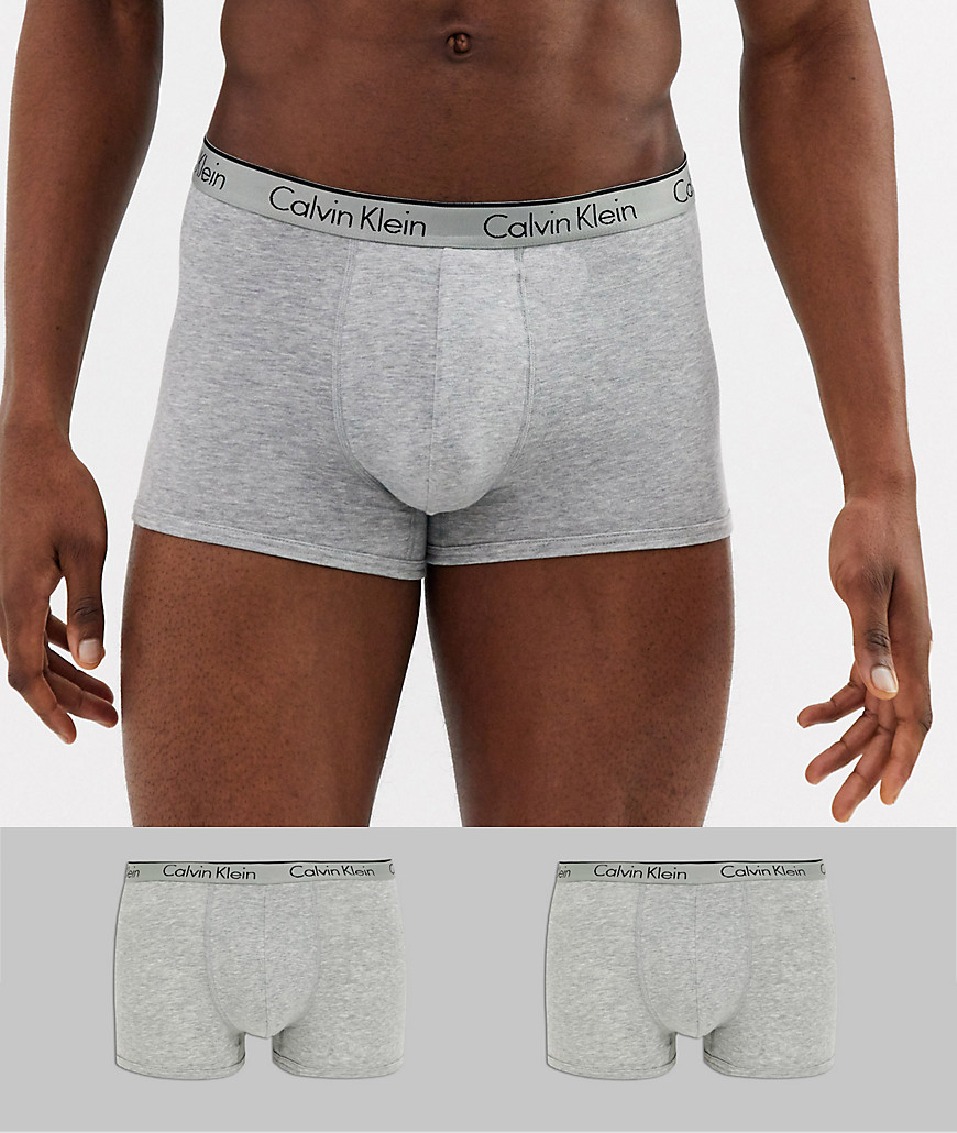 Calvin Klein - Set van 2 boxershorts in grijs