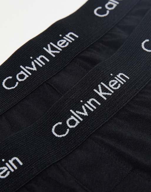 Calvin Klein - Set van 2 boxershorts van stretchkatoen in zwart, 4 van 4