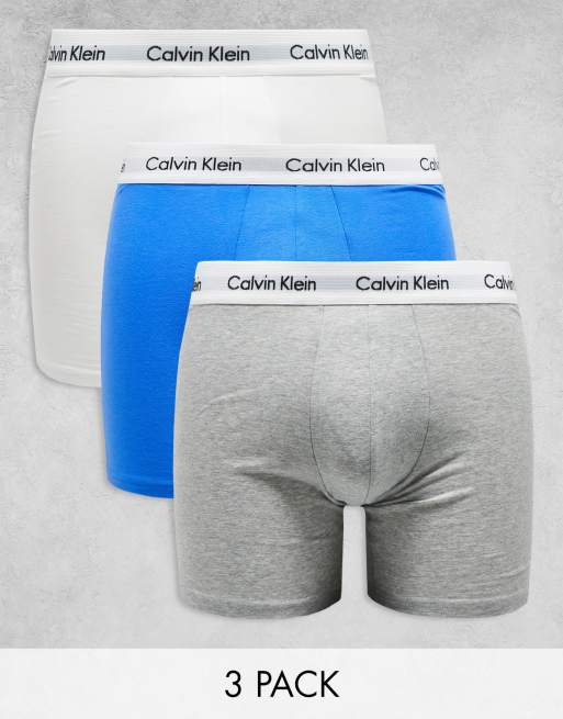 Calvin Klein - Set van 3 boxershorts van stretchkatoen in multi