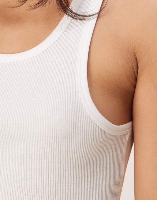Calvin Klein - Set van 3 hemdjes met boothals in wit, 4 van 4