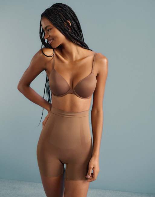 Calvin Klein Shapewear extra firm secure sculpt shorts in brown