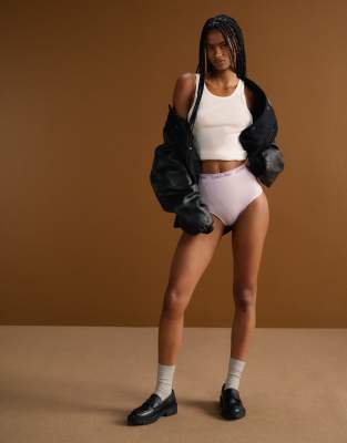 Calvin Klein Calvin Klein Shapewear high waisted seamless brief in lilac-Purple