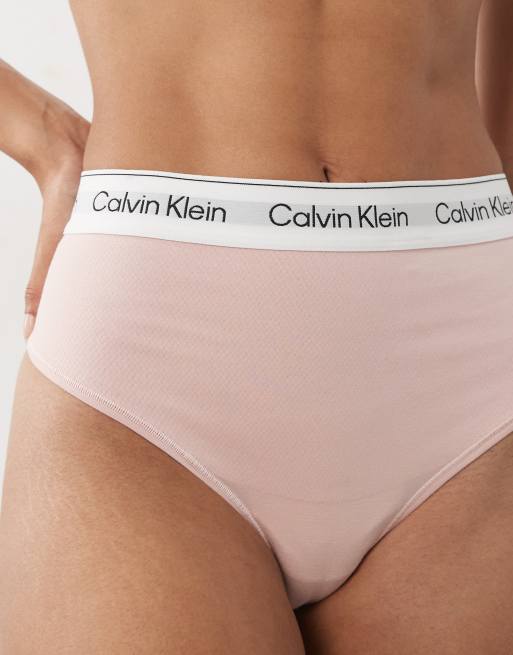 Calvin Klein Shapewear Icon Baumwoll-Modal-String in Hellrosa, 2 von 4