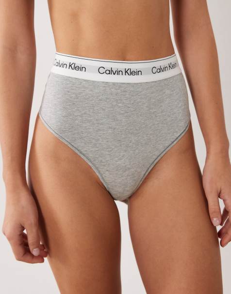 Calvin Klein Shapewear Icon Cotton Modal briefs in gray - view 1