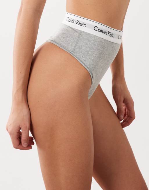 Calvin Klein - Shapewear - Icon Cotton Modal - Grå G-streng, 2 af 4