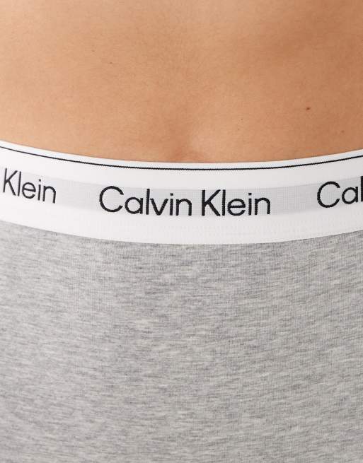 Calvin Klein - Shapewear - Icon Cotton Modal - Grå G-streng, 3 af 4