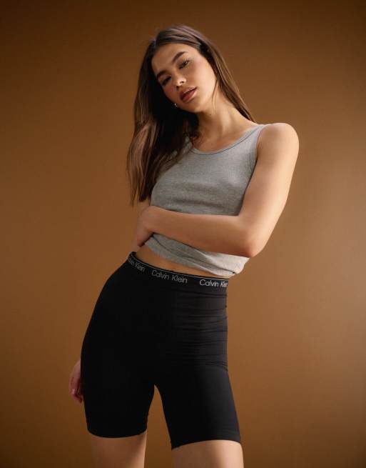 Calvin Klein – Shapewear – Svarta shorts med hög midja och seamless-design, 4 av 4