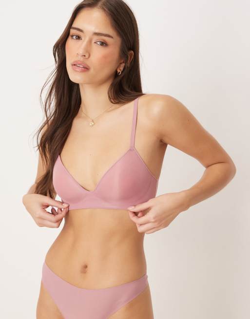 Calvin Klein - Sheer Marquisette - Reggiseno trasparente leggermente foderato senza ferretto, 3 di 4