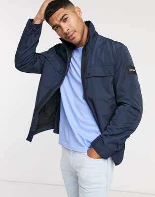 Marshall artist garment hot sale dyed field jacket navy