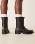 [Calvin Klein] Calvin Klein short gumboots in black 36 Ck black