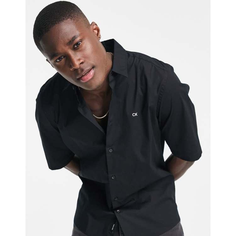 Calvin klein hot sale poplin shirt