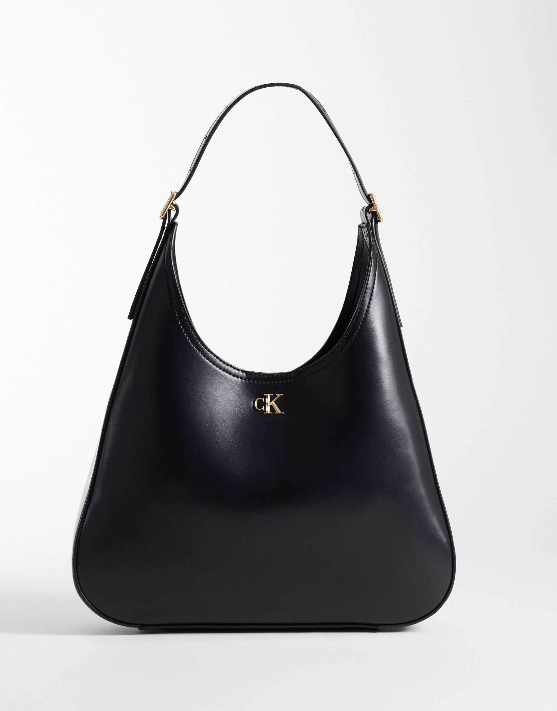 calvin klein shoulder bag in black