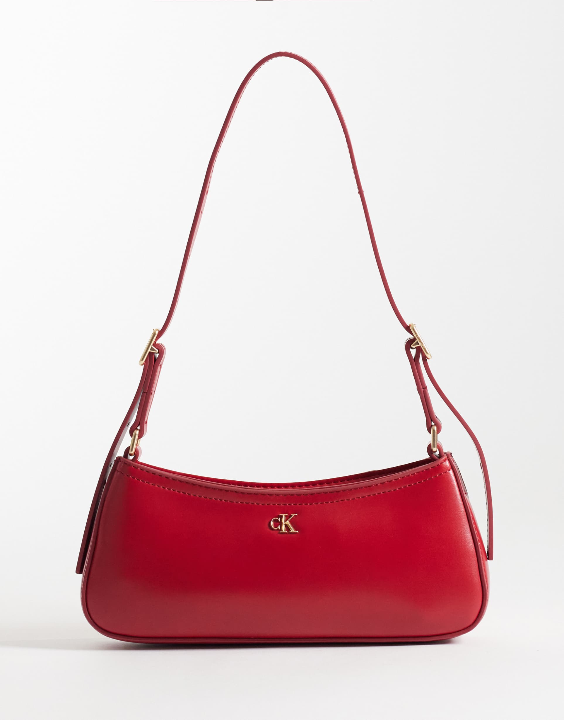 calvin klein shoulder bag in red