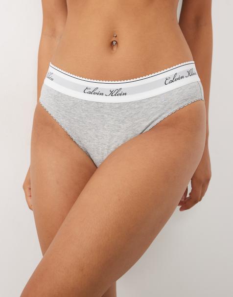 Calvin Klein signature logo bikini brief in grey heather - view 1