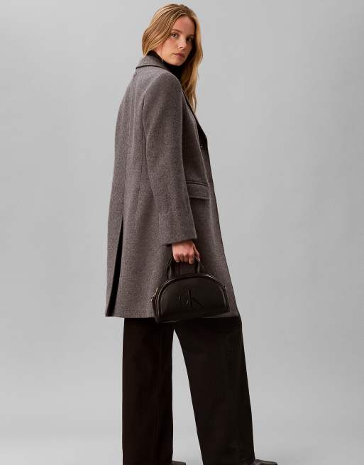 Calvin Klein Signature monogram crossbody bag in black, 4 of 4