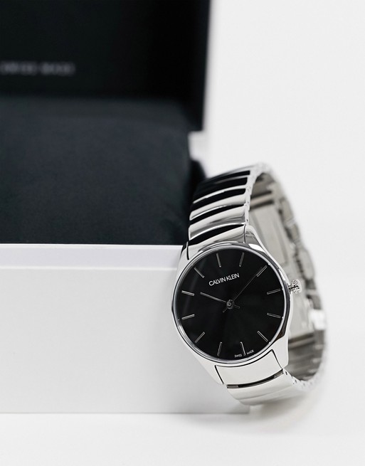 Calvin Klein silver bracelet watch