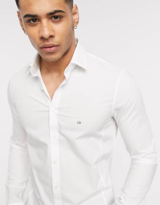 Camisa blanca calvin discount klein