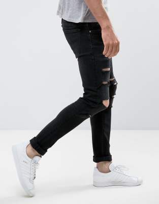 calvin klein ripped jeans mens