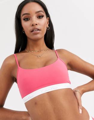 calvin klein skinny strap bralette